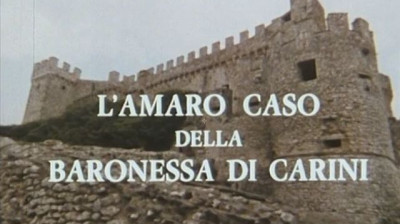 L Amaro Caso Della Baronessa Di Carini