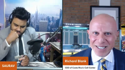 Englix Broadcast with writer Saurav Bhattacharjee. A Language strategy in sales by Richard Blank.