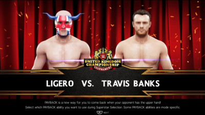 Ligero vs Travis Banks (WWE 2K19)