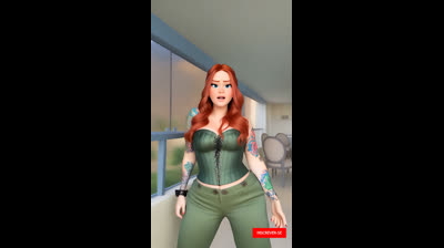 Estilo Despojado com Atitude: Beleza Ruiva em Destaque