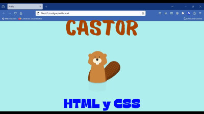 Cómo codificar un castor | HTML y CSS - Web development
