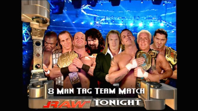 Shelton Benjamin, Shawn Michaels, Chris Benoit, & Mick Foley vs Evolution (Full Match)