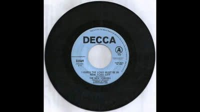 NEW YORKERS (1969) - I Guess The Lord Must Be In New York City